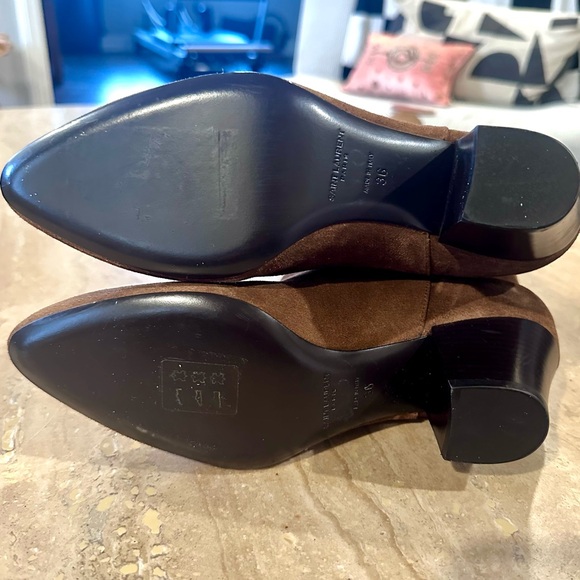 Saint Laurent Sun Land Over-The-Knee Suede Boots - Picture 11 of 11